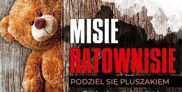 plakat akcji misie ratownisie w szkole podstawowej nr 10 w Olsztynie